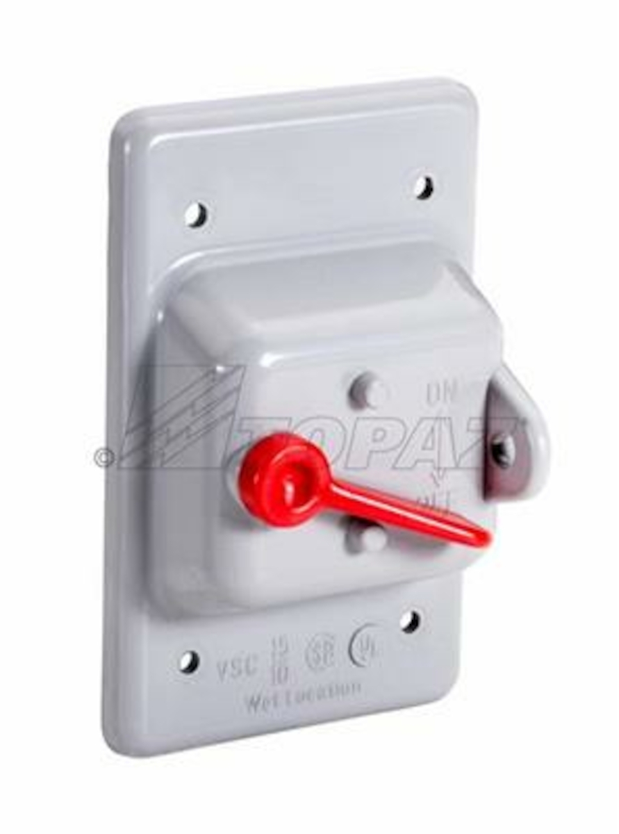 WEATHERPROOF BOX COVER-SINGLE TOGGLE | Southwire WEATHERPROOF BOX COVER-SINGLE TOGGLE | Southwire