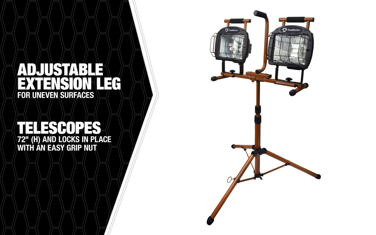 Halogen tripod deals work light