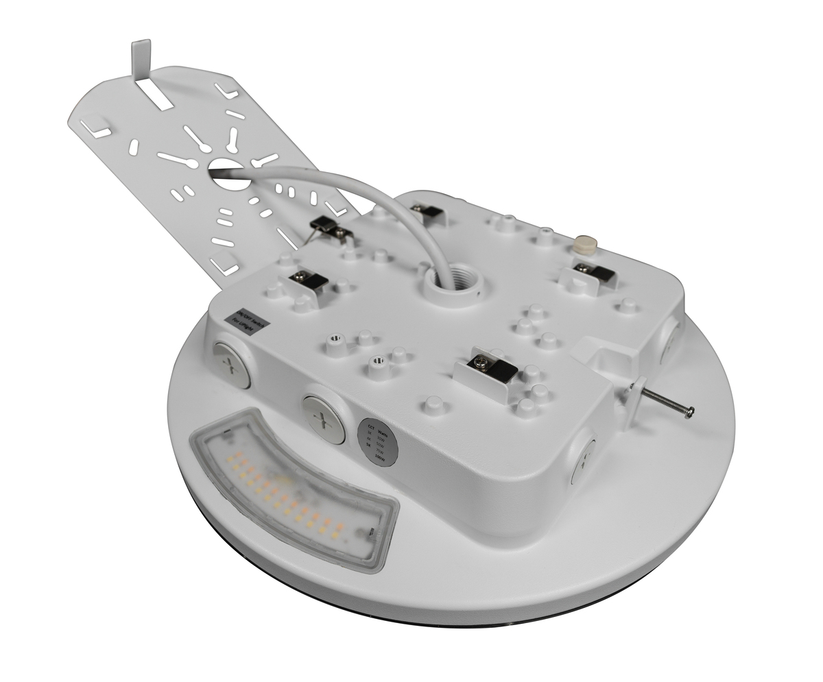 4PK LED 100WPCS WHITE CANOPY LIGHT WITH EMERGENCY BATTERY BACKUPDIRECT/INDIRECT LIGHT30/50/75/100W 4,190/6,960/10,125/13,310 LUMENS3000/4000K/5000K DIMMABLE