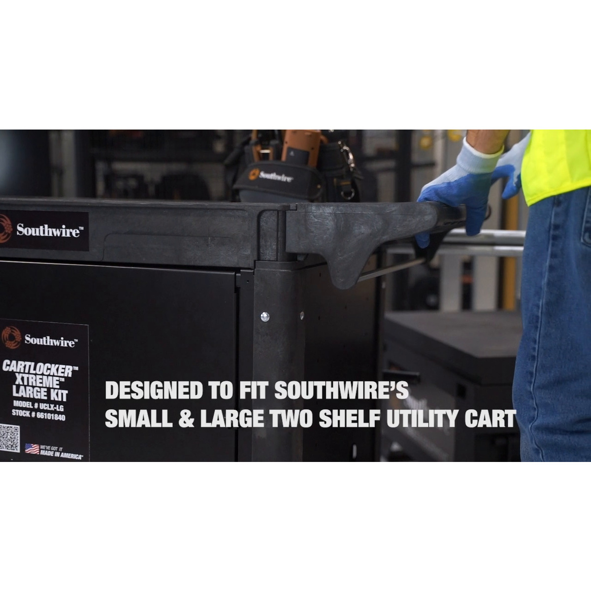 Large Utility Cart with CartLocker™ Xtreme™ Large Kit