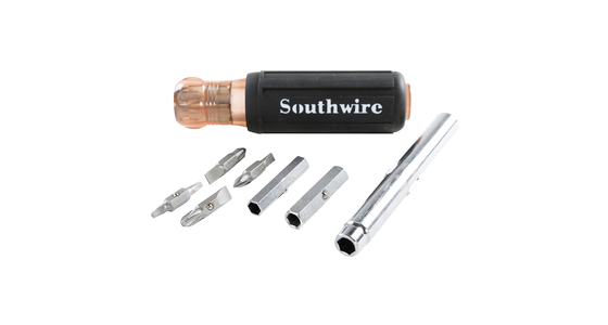 Southwire 1/4-in Cab Tip Screwdriver 6-in Round Shank Southwire 1/4-in Cab Tip Screwdriver 6-in Round Shank