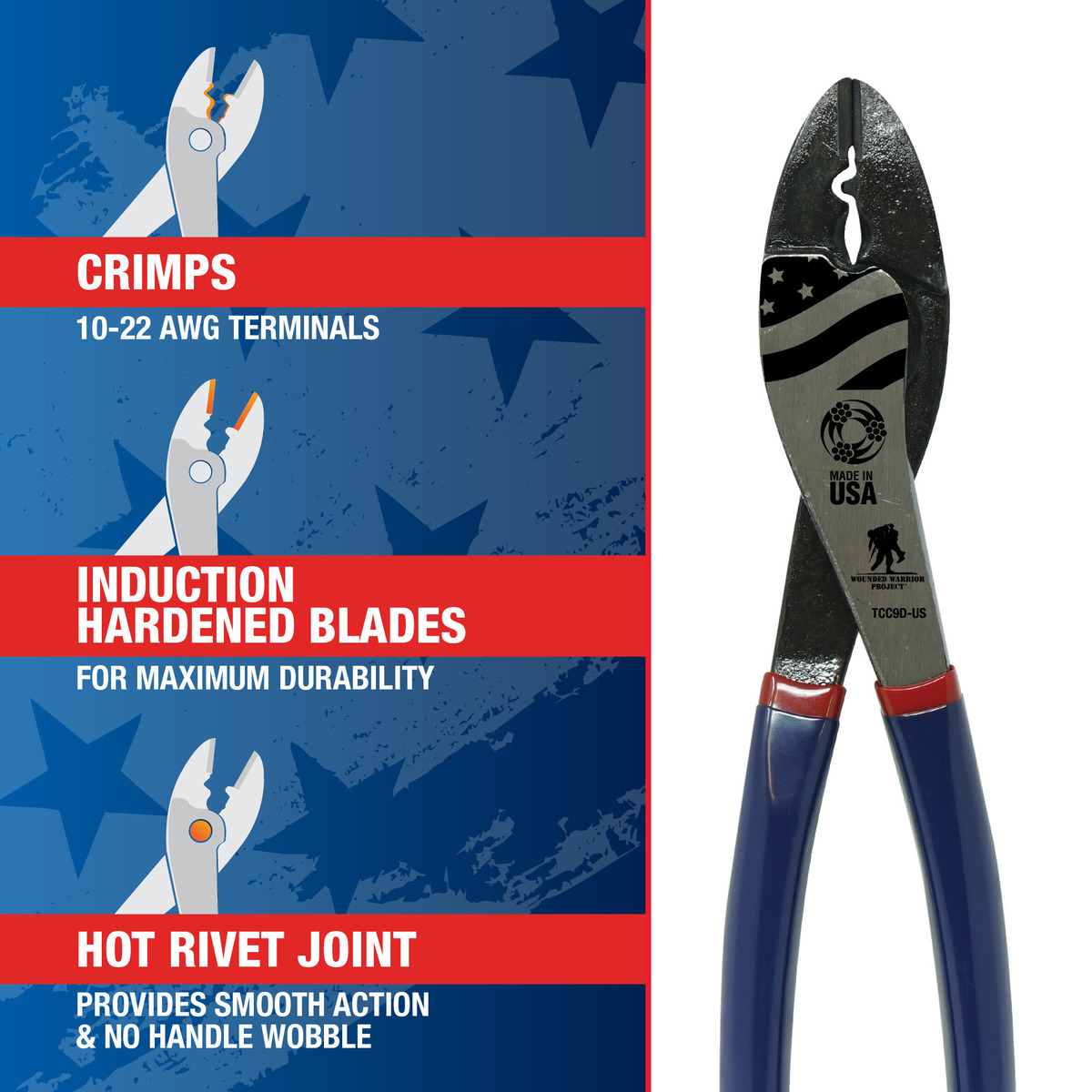 USA Terminal Crimper & Cutter - Wounded Warrior Project® 