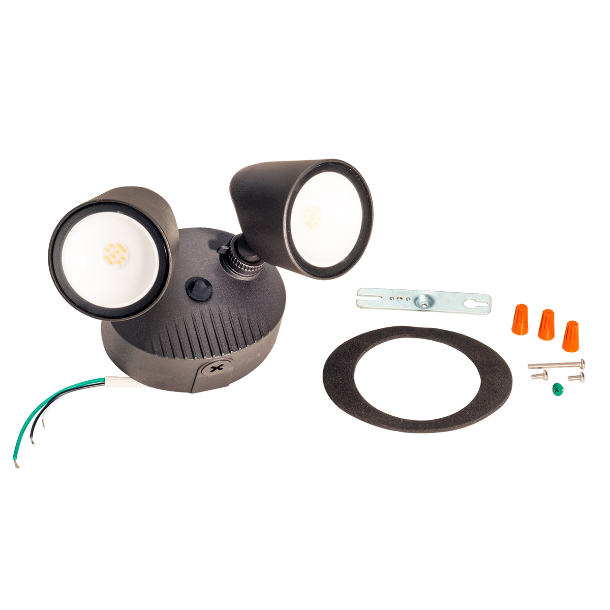 4PK LED 24W SECURITY LIGHT BRONZE