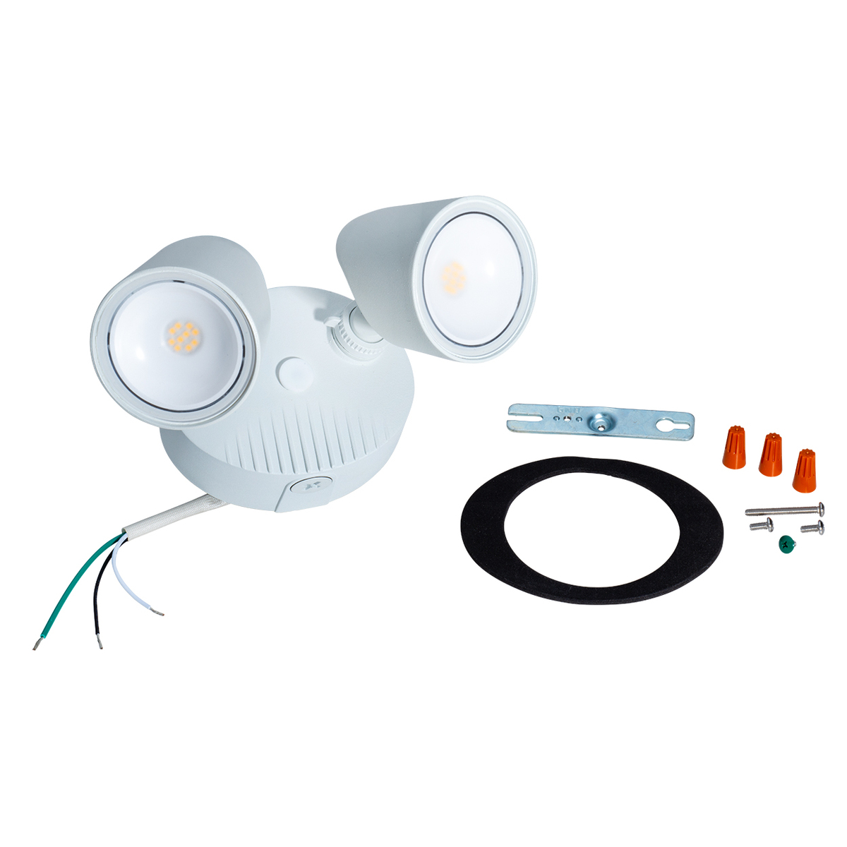 4PK LED 24W SECURITY LIGHT WHITE