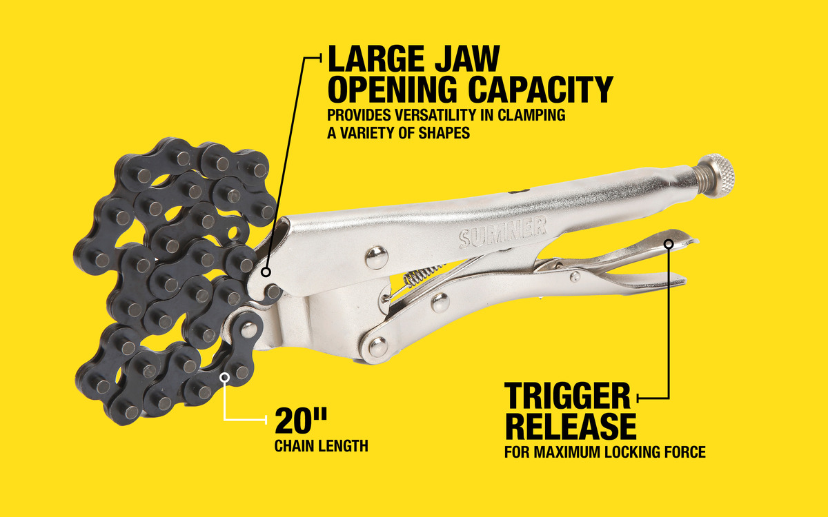 WHT, 20" LOCK CHAIN CLAMP