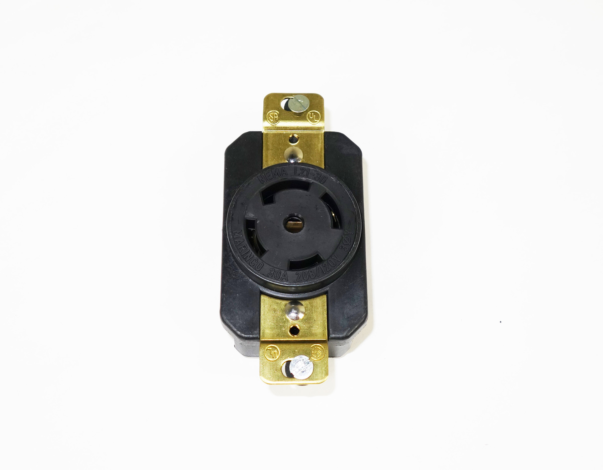 30a 120208v 4p5w Twist Lock L21 30 Female Receptacle Southwire 