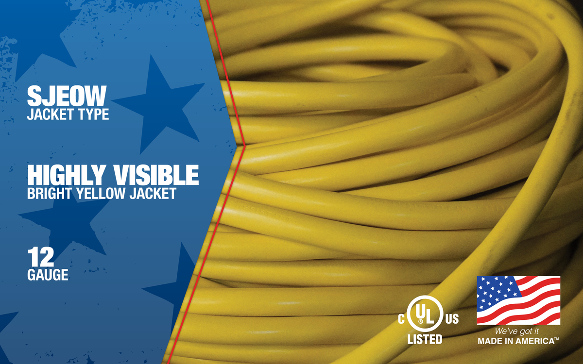 Southwire Welding Extension Cord 50' 12/3 SJOOW - 3688SW0002