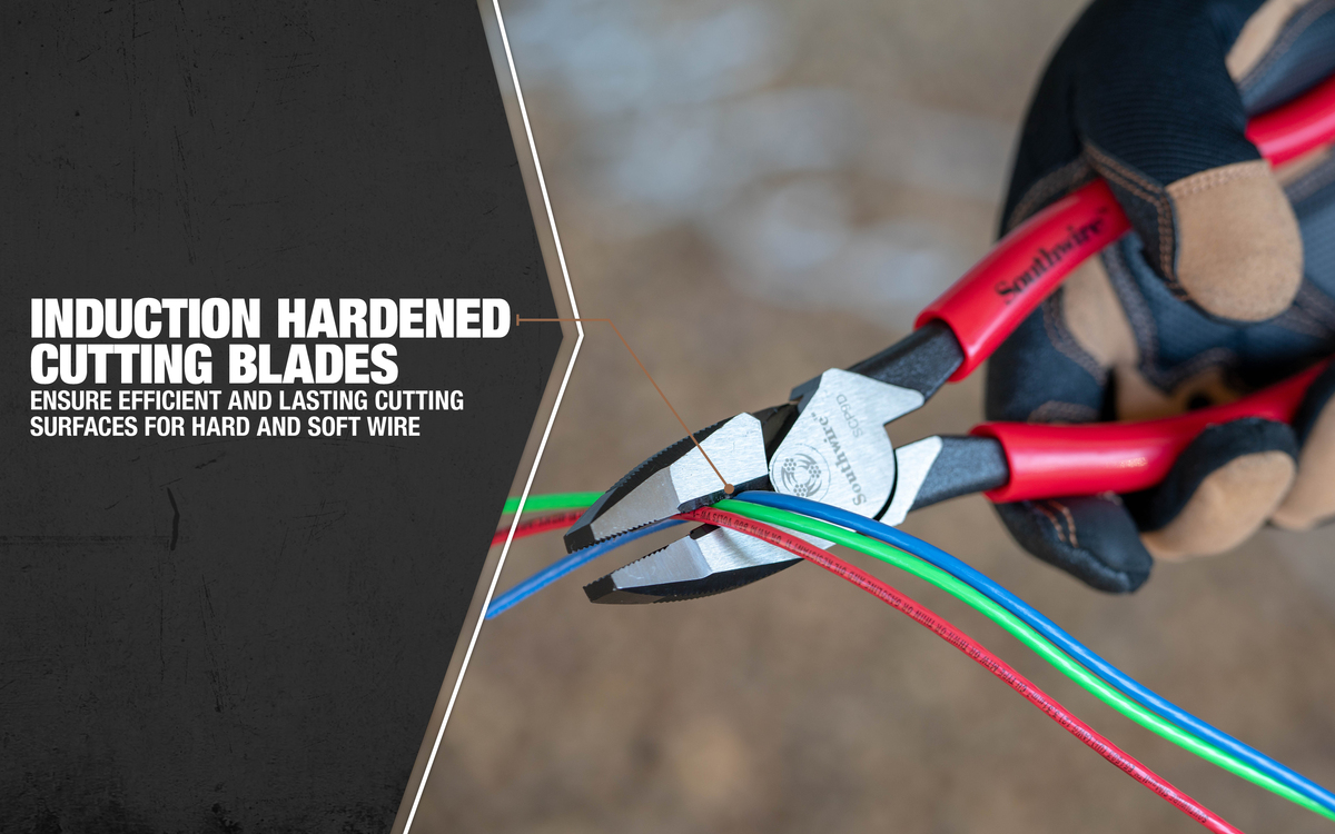 9" High-Leverage Side Cutting Pliers