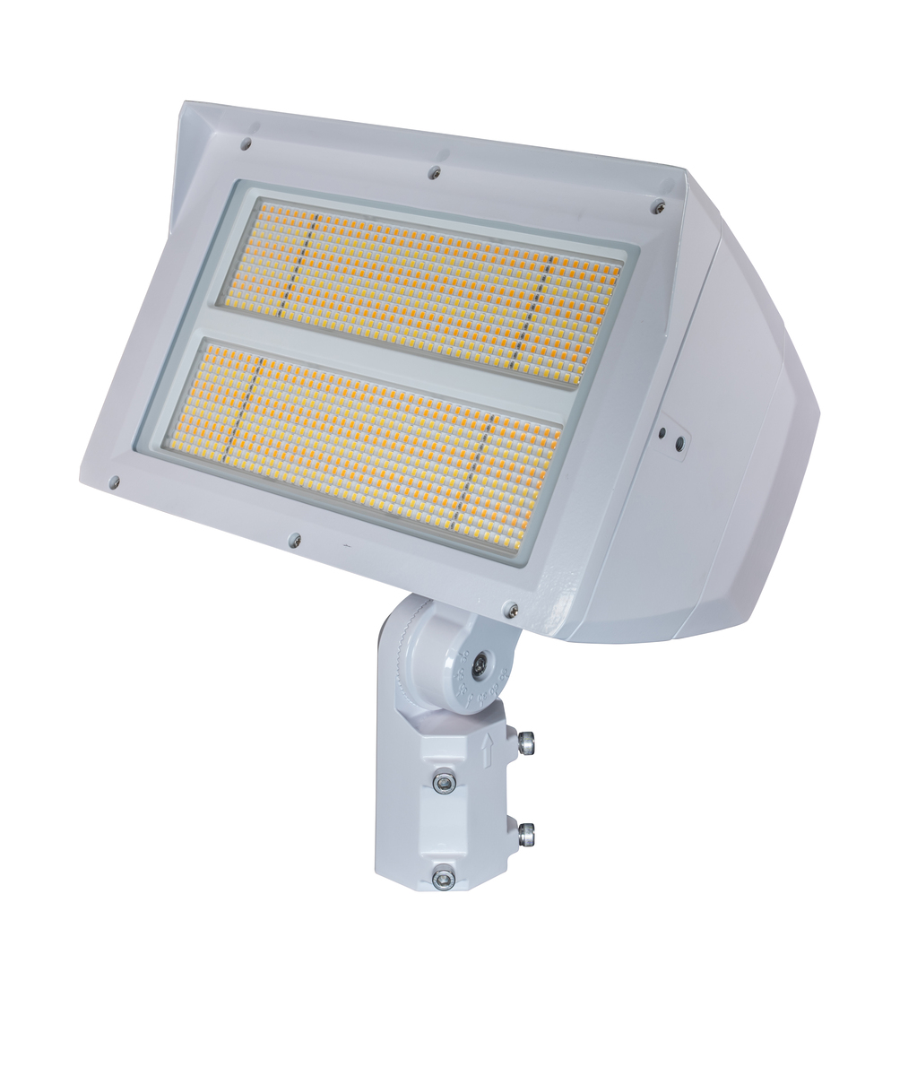 200W/240W/290W Power & CCT Selectable Flood Light, White Finish