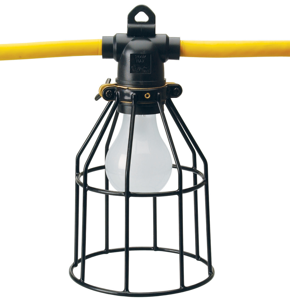 12/3 100' SJTW METAL CAGE STRING LIGHT