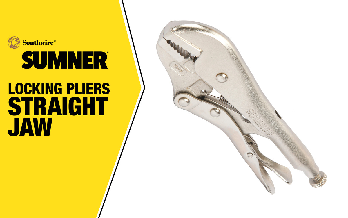 WHT, 10" STRAIGHT JAW LOCKING PLIERS