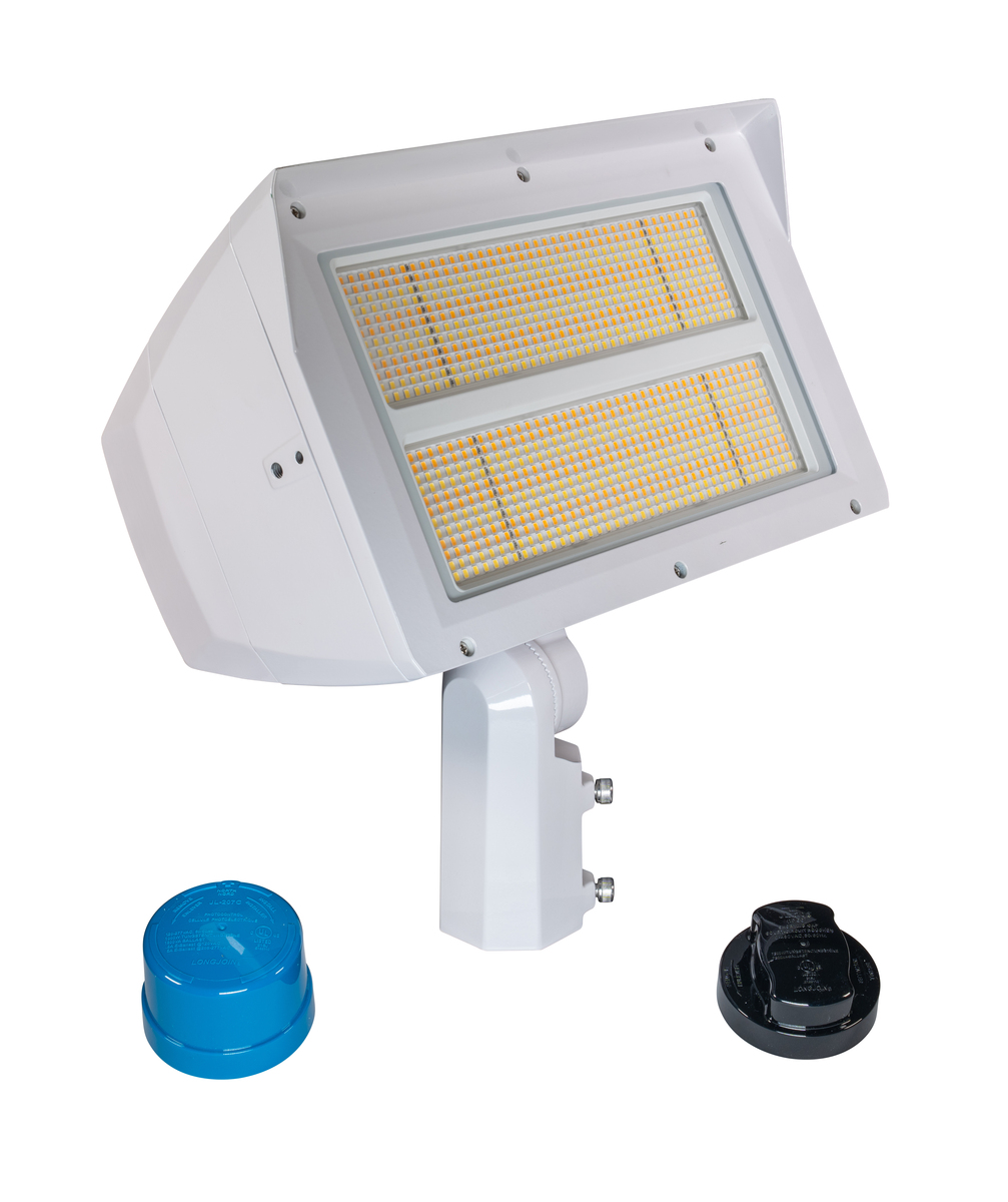 200W/240W/290W Power & CCT Selectable Flood Light, White Finish