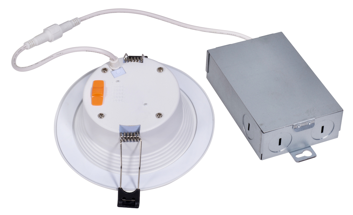12PK 4" 7W 5CCT SELECT DEEP REGRESS BAFFLE DOWNLIGHT 50KHr 580L27/30/35/40/50K 90CRI
