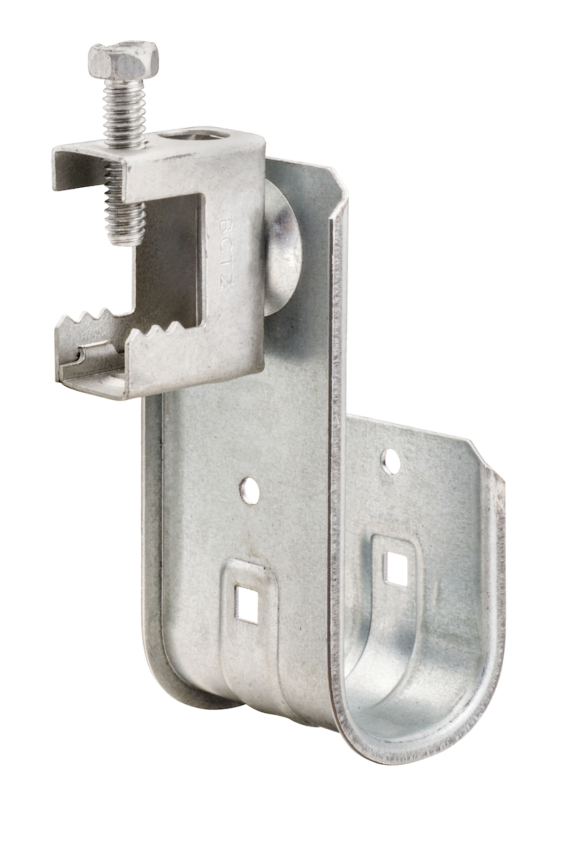 Cable Support J-Hook with Rotating Knock-on Beam Clamp - 2