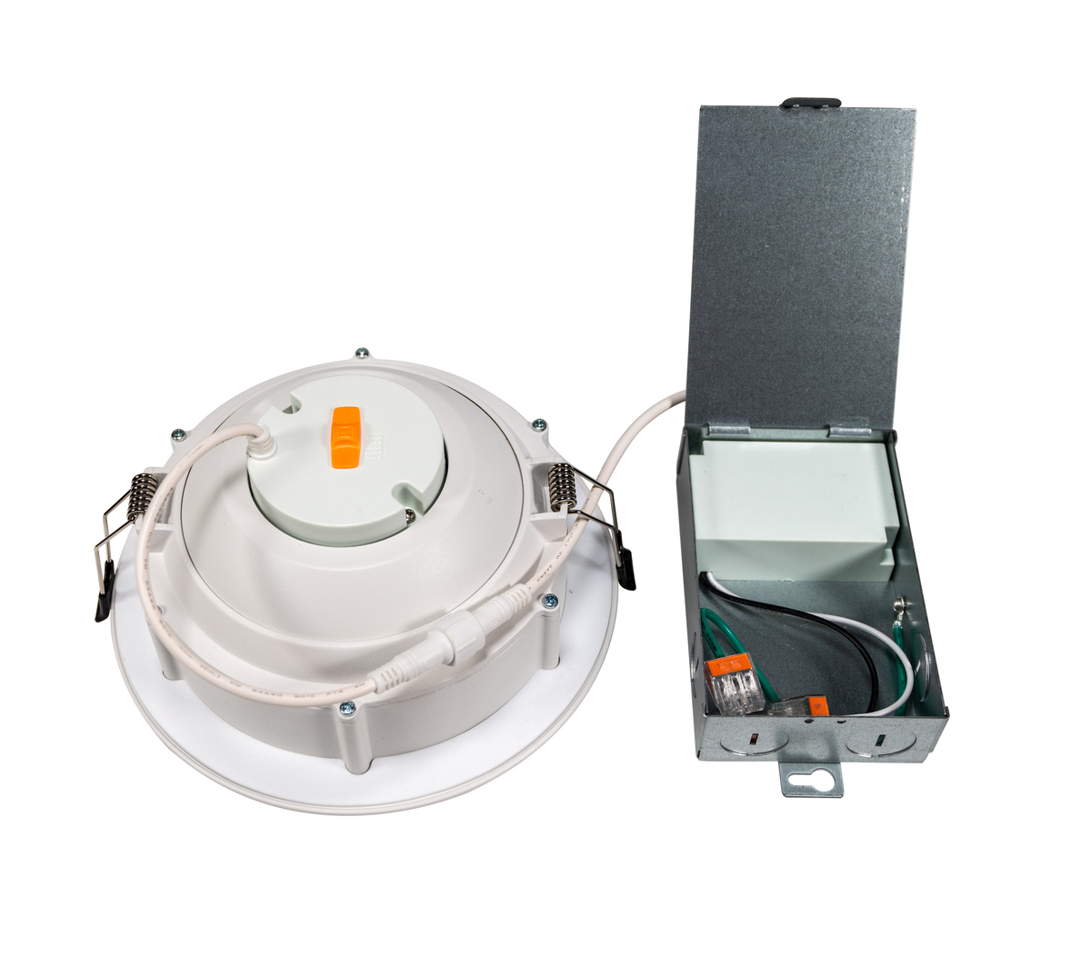 6" LED Canless Slim Fit Gimbal Downlight, 15 Watt, 5CCT Selectable