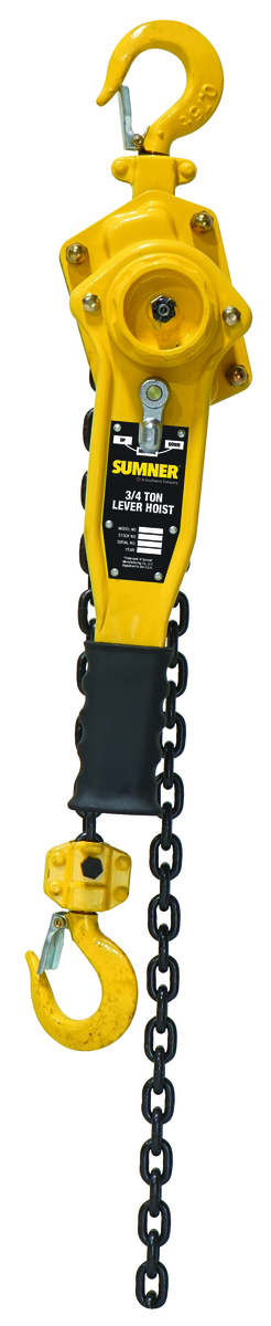 3/4 Ton lever Hoist with 15 ft. chain fall