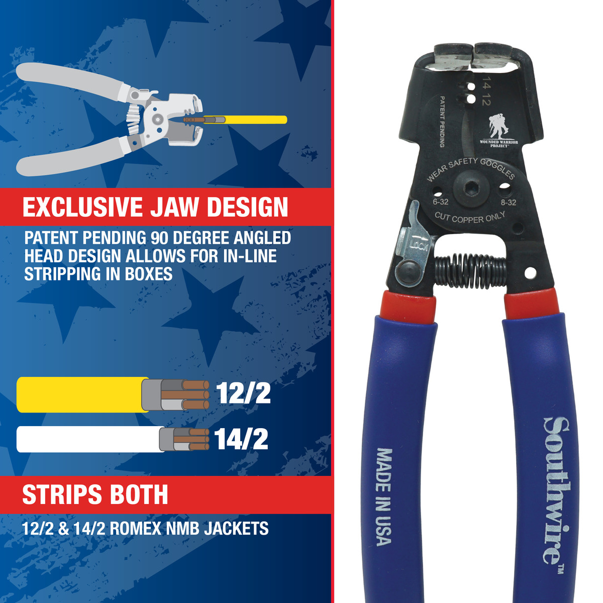 Romex stripping hot sale tool