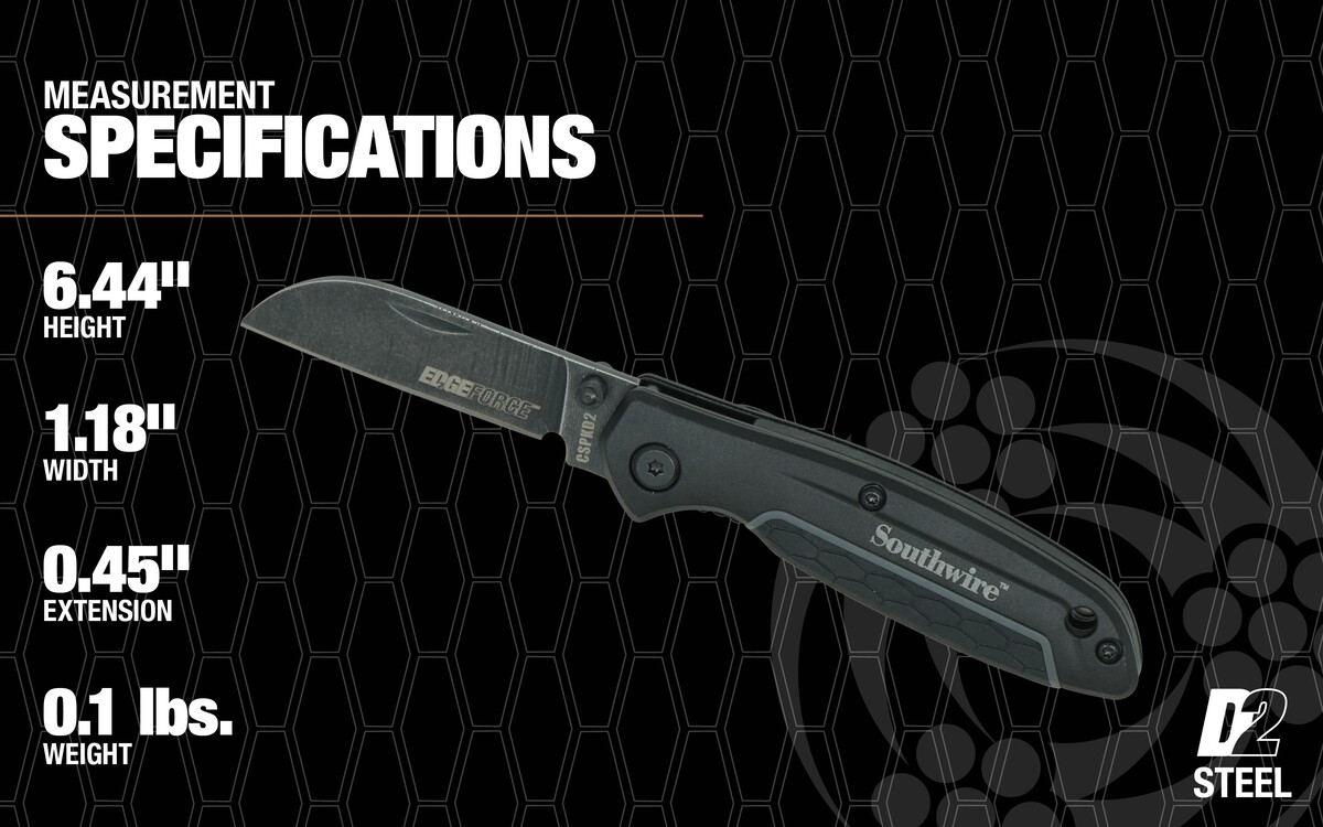 CSPKD2, FOLDING KNIFE SHEEPSFOOT D2