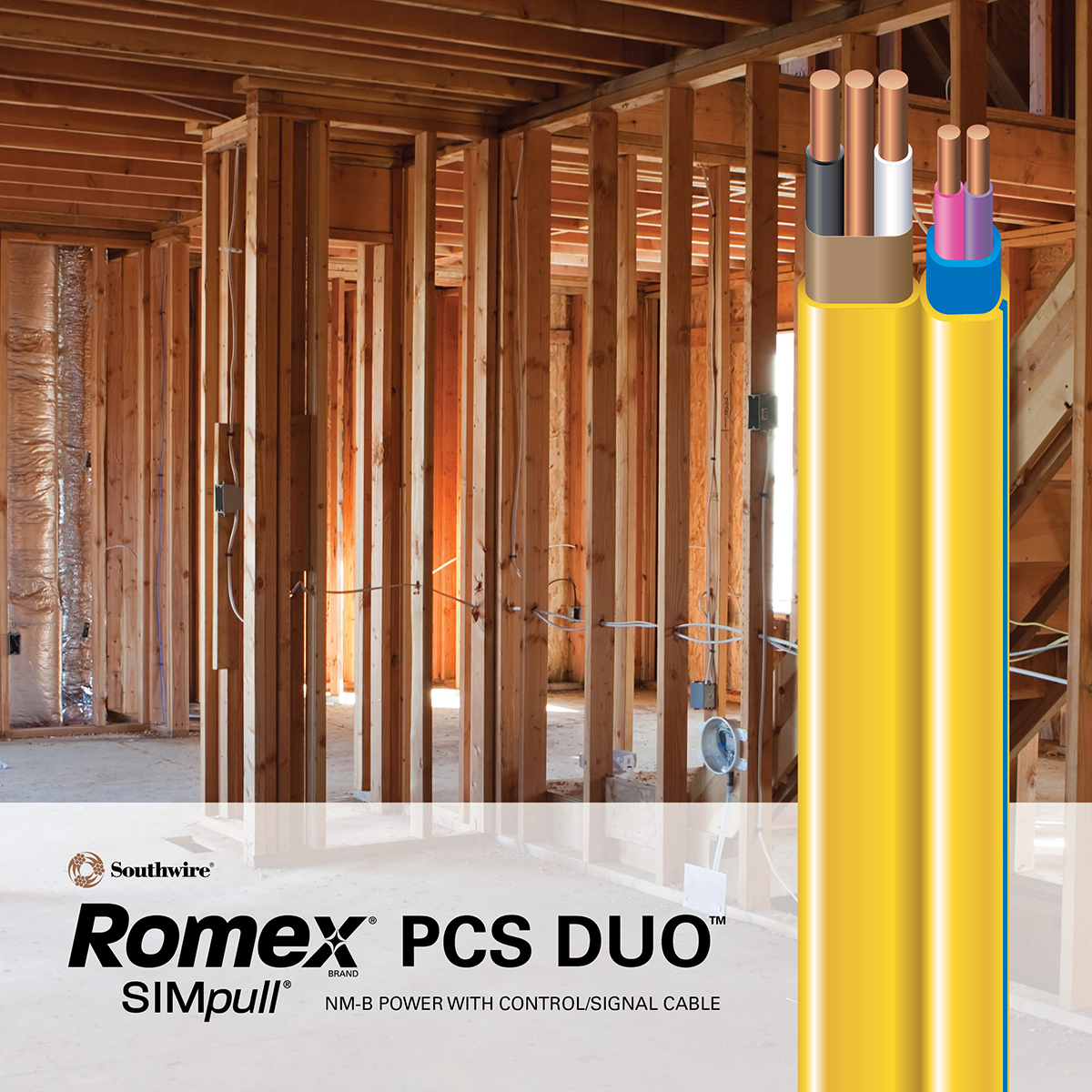 Romex® Brand SIMpull® Type NM-B-PCS DUO™ Cable | Southwire