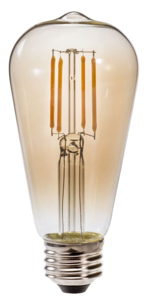 10/60PK 5.5W(40) LED FILAMENT AMBER DIMMING S19