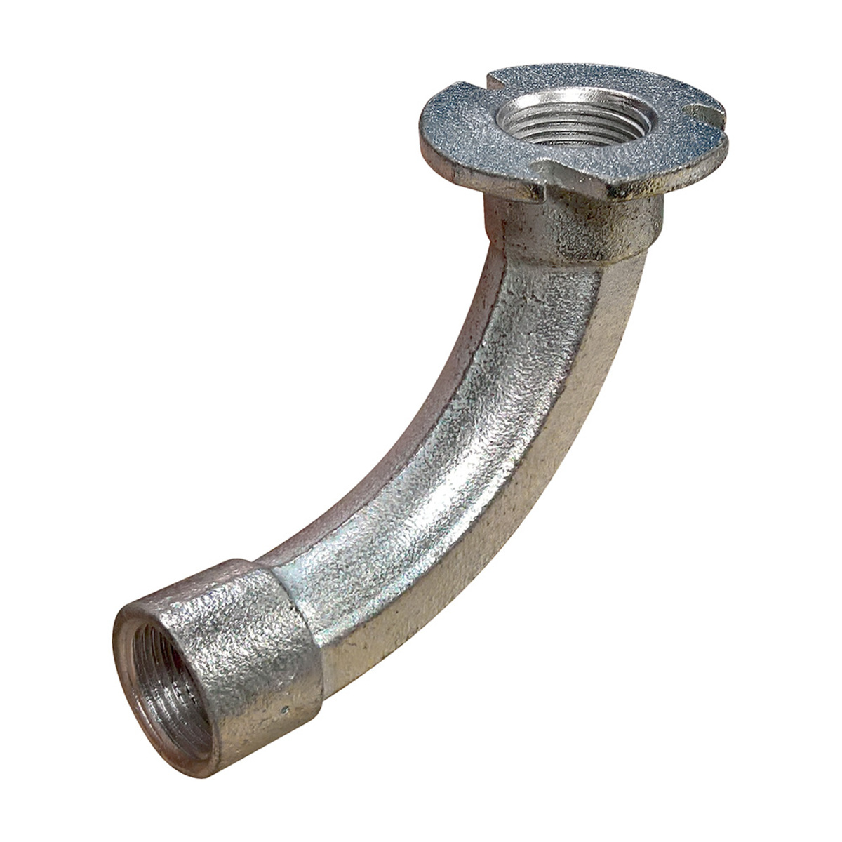 1" 92 Deg. Concrete Form Pipe Insert - Malleable Iron