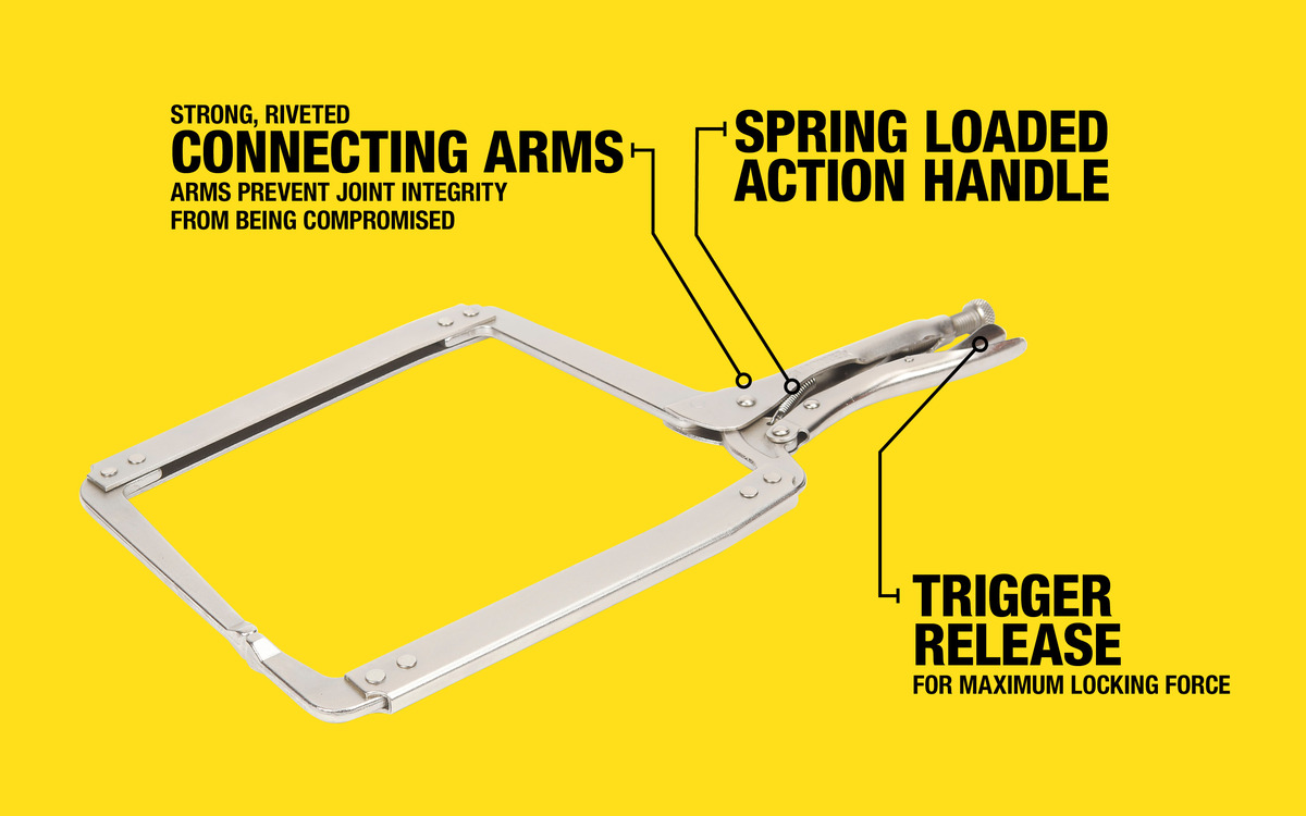 WHT, 18" DEEP REACH LOCK CLAMP