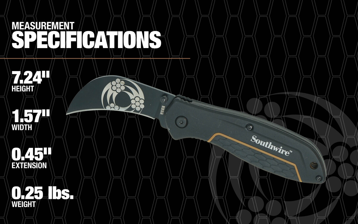 HBKN, CUCHILLO PLEGABLE CON VELADA DE TRUCO