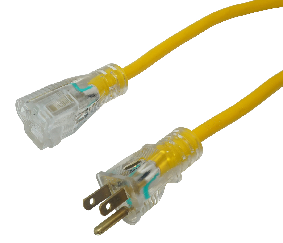 SOUTHWIRE, POLAR SOLAR 16/3 SJEOW 25' YELLOW OUTDOOR COLD WEATHEREXTENSION CORD WITH POWER LIGHT INDICATOR