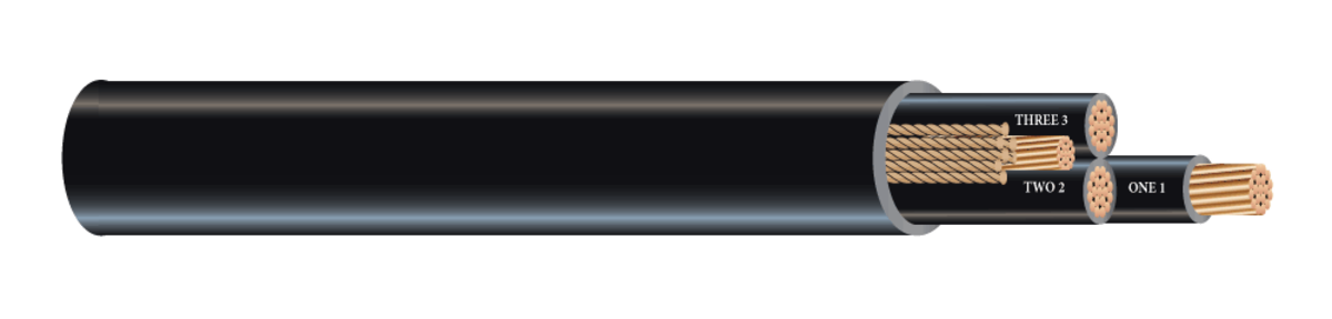 High Temperature Cable, Single Conductor 350 MCM - 200°C