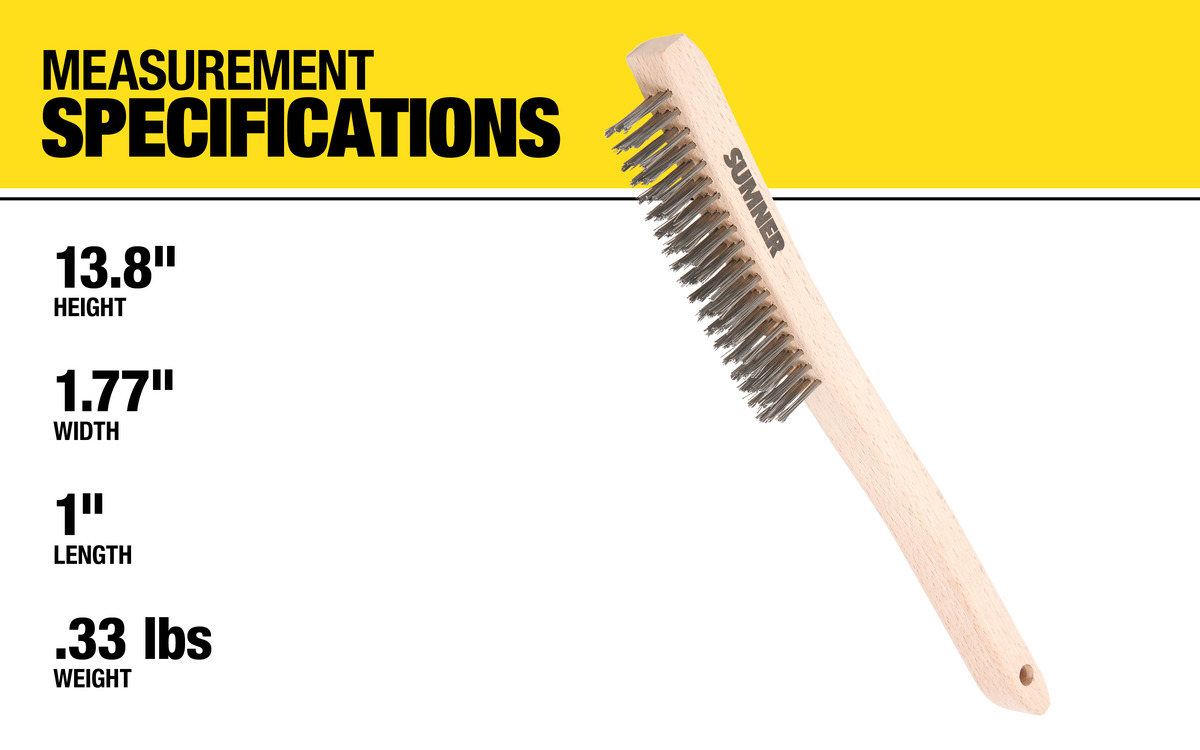 WHT, STEEL WIRE BRUSH