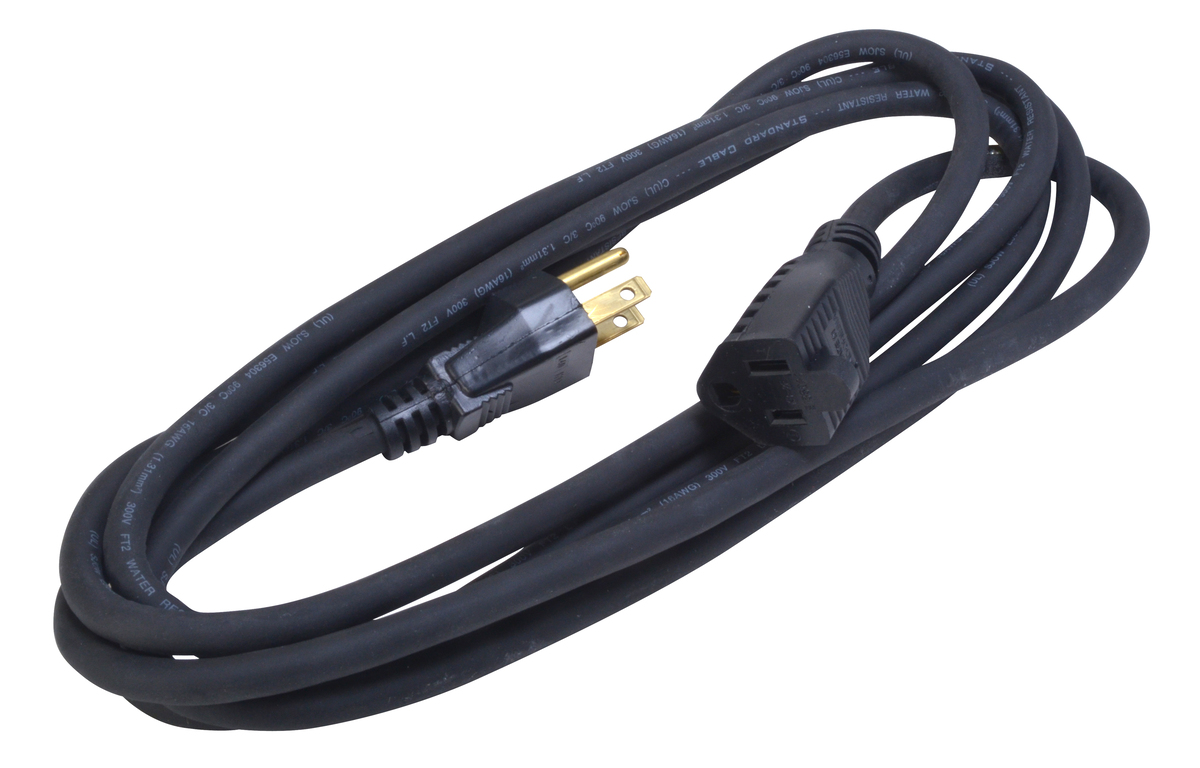 Southwire 2211SW8808 16/3 Medium-Duty 13-Amp SJOW General Purpose Extension Cord, 10-Feet