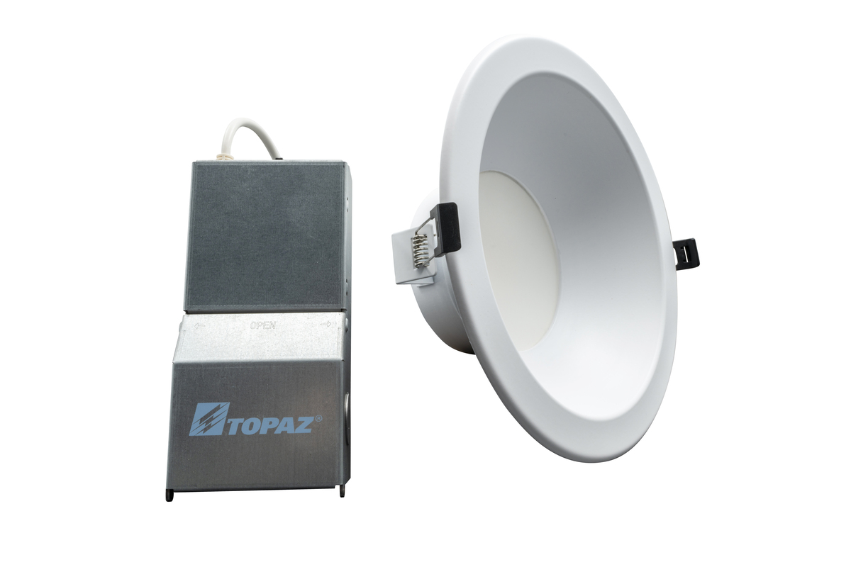 6PK 6" POWER & CCT SELECTABLE COMMERCIAL DOWNLIGHT- REMOTE DRIVERSMOOTH TRIM12/16/24W1,100/1,500/2,000L2700K/3000K/3500K/4000K/5000K120-277V 90CRI DIMMABLE