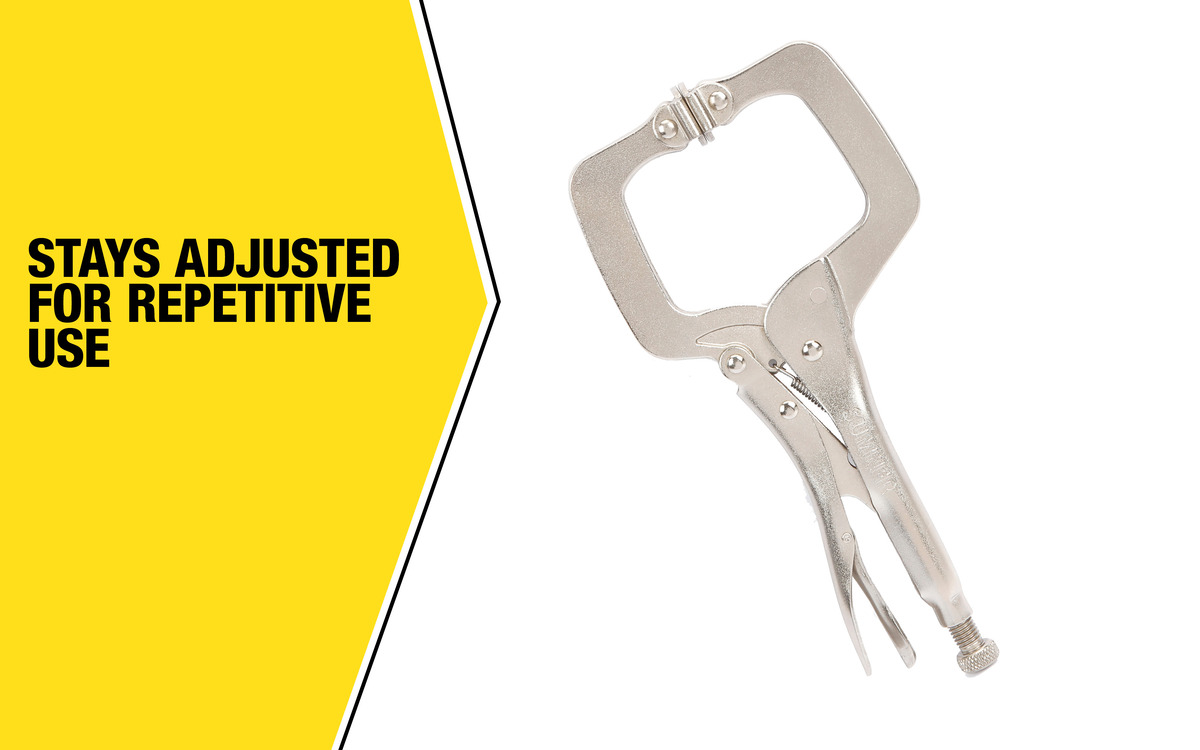 WHT, 18" LOCK CLAMP W SWIVEL PADS