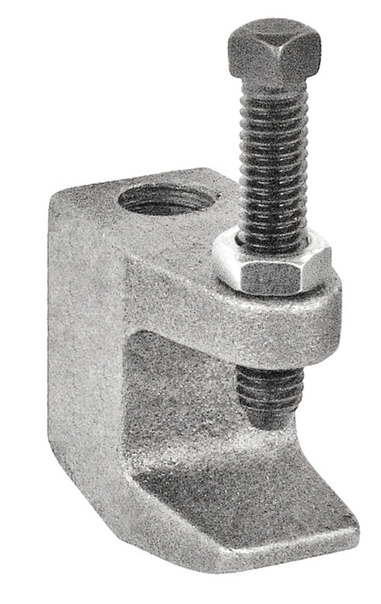 The Plumber's Choice Junior Beam Clamp for 1/2 in. Threaded Rod in