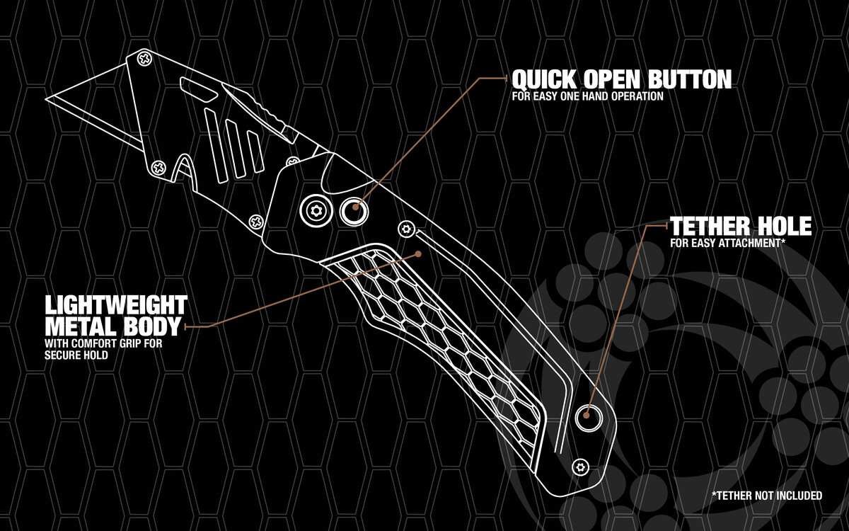 5507- Retractable Utility Knife - Hans Tool Ind.Co.,Ltd