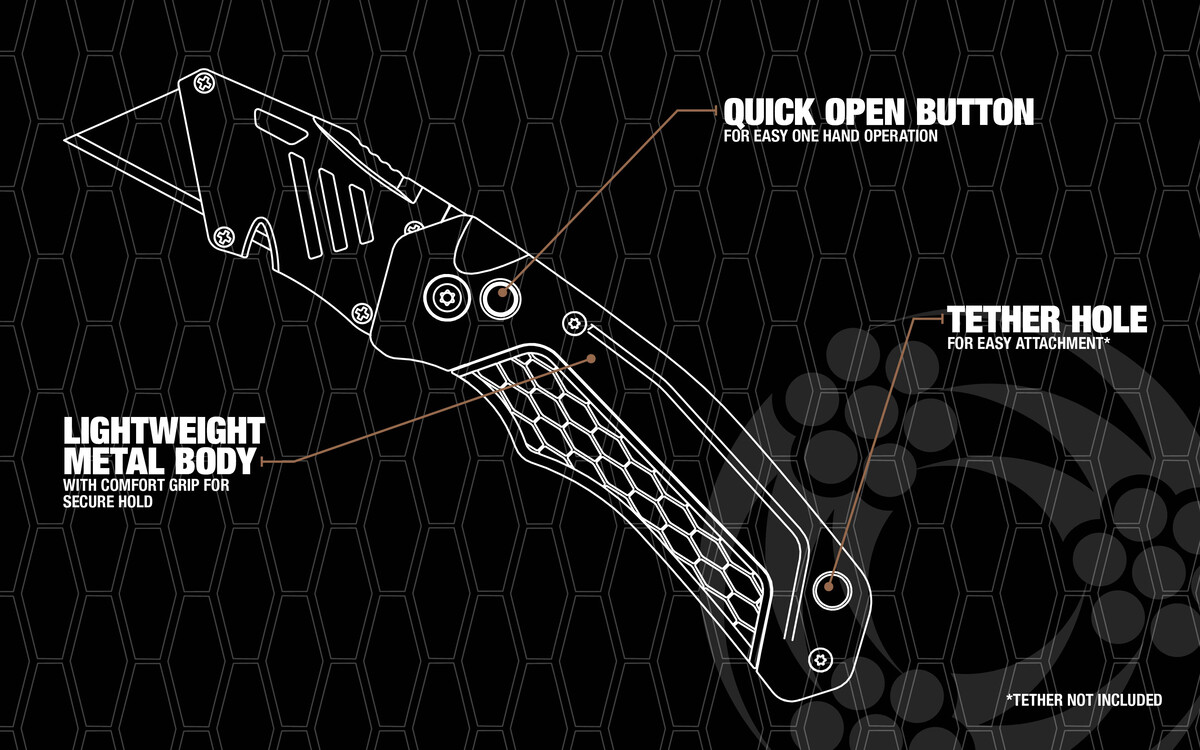 UTILQO, UTILITY KNIFE FOLDING