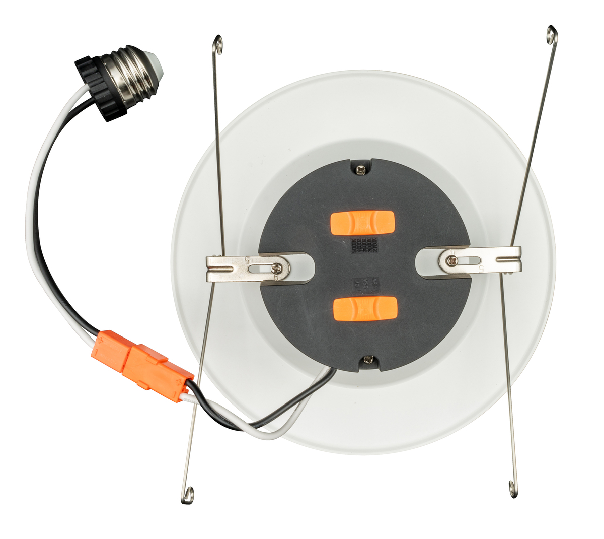6PK LED 6" 13W RECESSED BAFFLE TRIM-POWER & CCT SELECTABLE7.5W/9.5W/13W 2700K/3000K/3500K/4000K/5000K770/1,000/1,250 LUMENS 120V 90CRI DIMMABLEWHITE FINISH