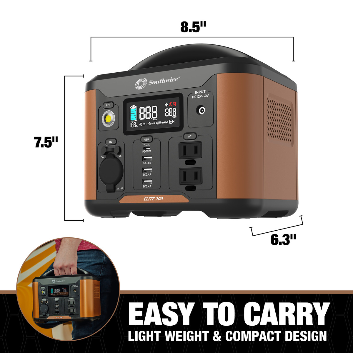 Southwire Elite 200 Series™ Portable Power Station