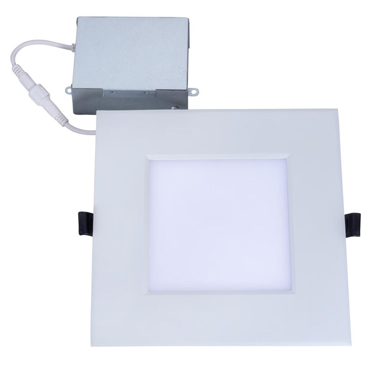 6PK 6" 5CCT SELECTABLE DOWNLIGHT 15W SQU
