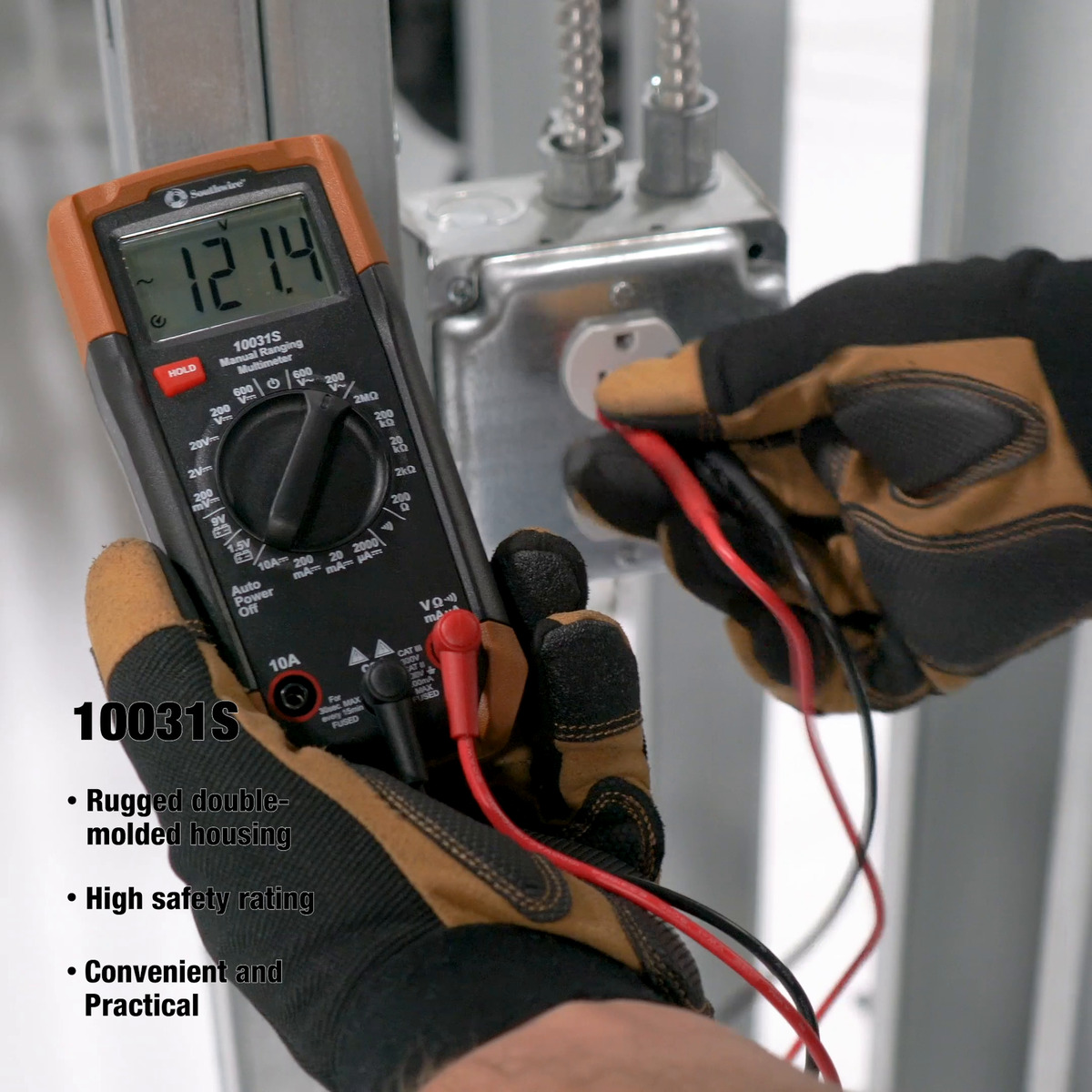 10031S, MULTIMETER MANUAL RANGE