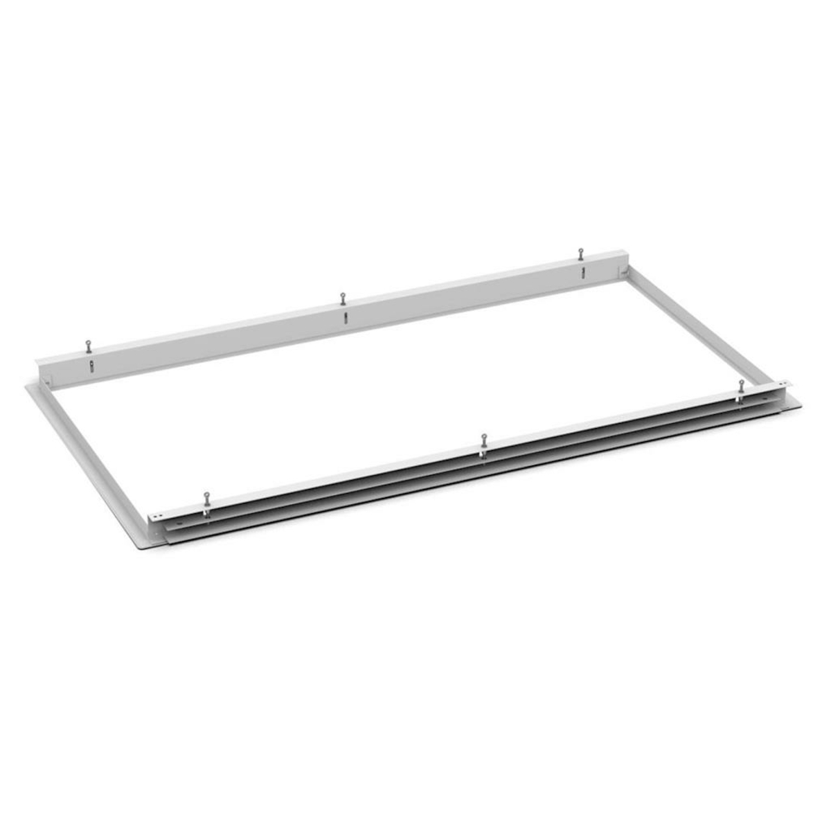10PK 2X4 FLANGE KIT-WHITE