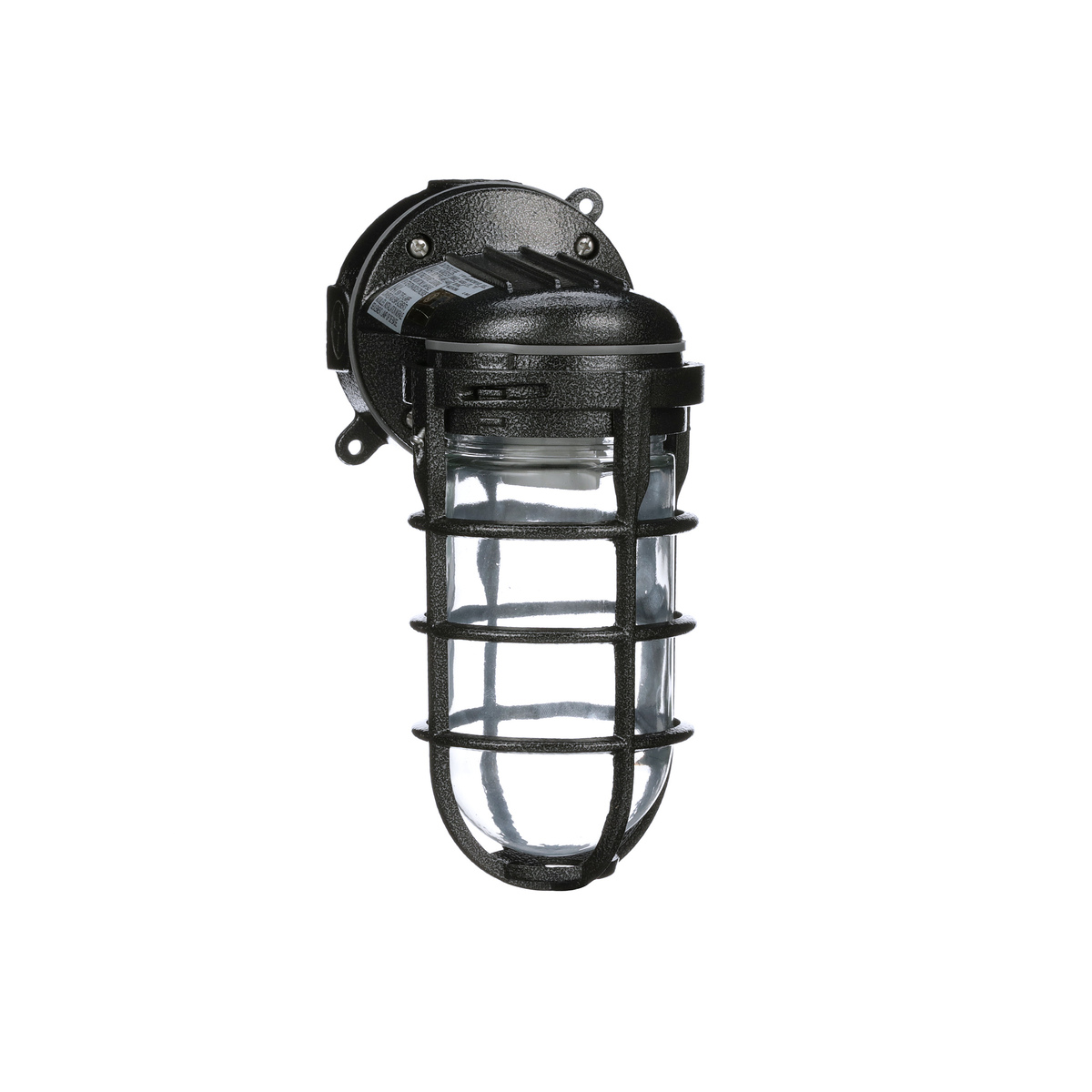 INDUSTRIAL WALL LIGHT HAMMERED BLACK