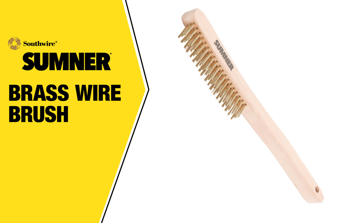 WHT, BRASS WIRE BRUSH