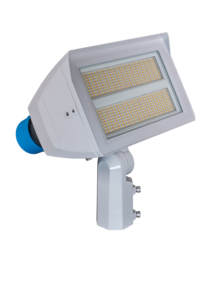 Luz de inundación seleccionable Power & CCT de 120W/150 W/200 W, acabado blanco