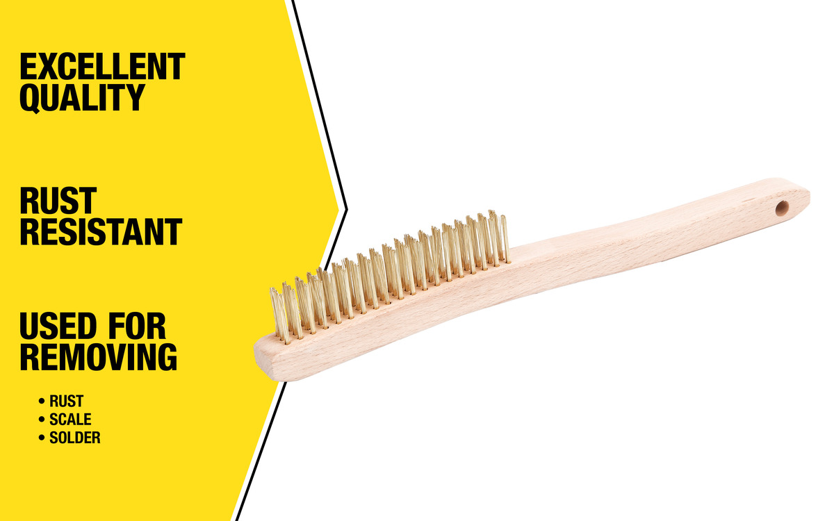 WHT, BRASS WIRE BRUSH