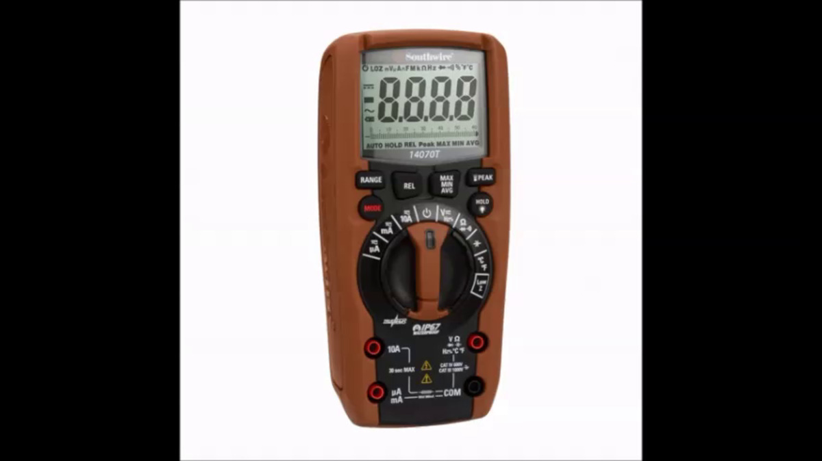 TechnicianPRO™ Auto Range TrueRMS Multimeter