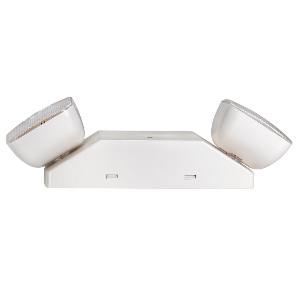 12PK LED 2 HEAD WHITE EMERGENCY LIGHT