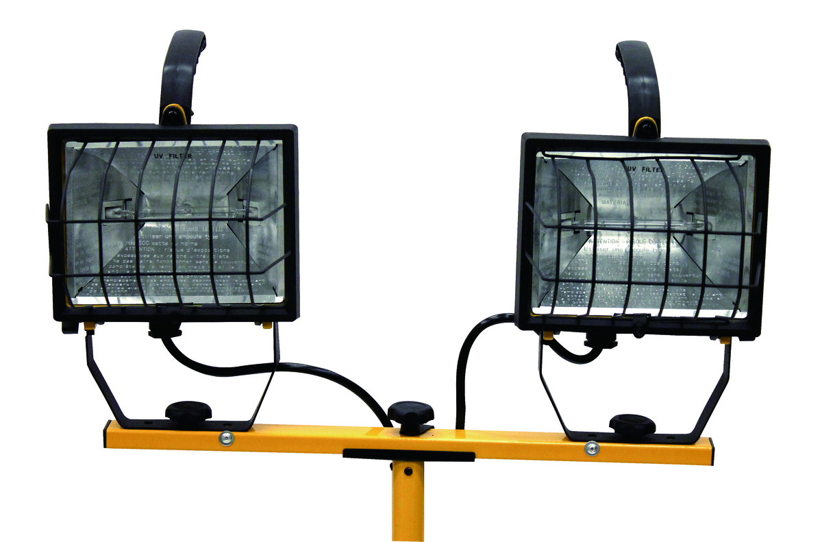 Portable halogen work light stand store