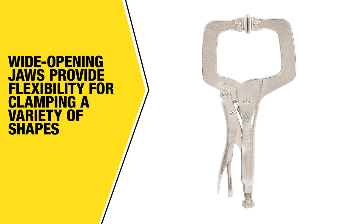 WHT, 18" LOCK CLAMP W SWIVEL PADS