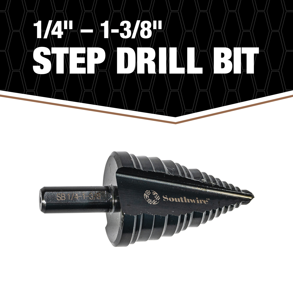 SB1/4-1-3/8, STEPBIT, DBL STRT FLUTE